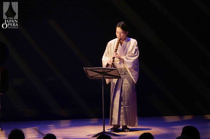 尺八の田中黎山さん