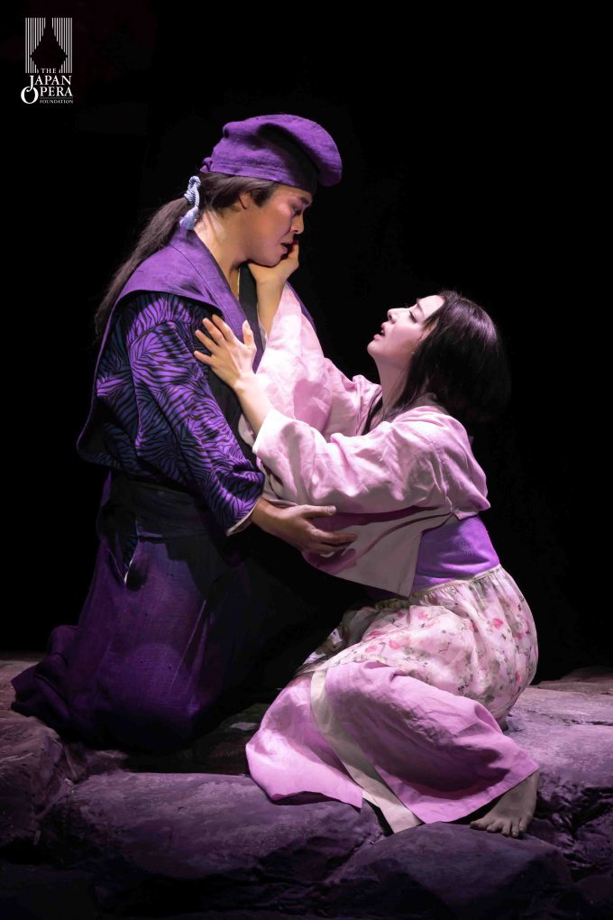 第3幕より 阿古夜(小林沙羅)、一真(山本康寛)