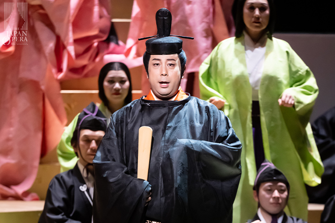 日本オペラ協会公演「源氏物語」桐壺帝役