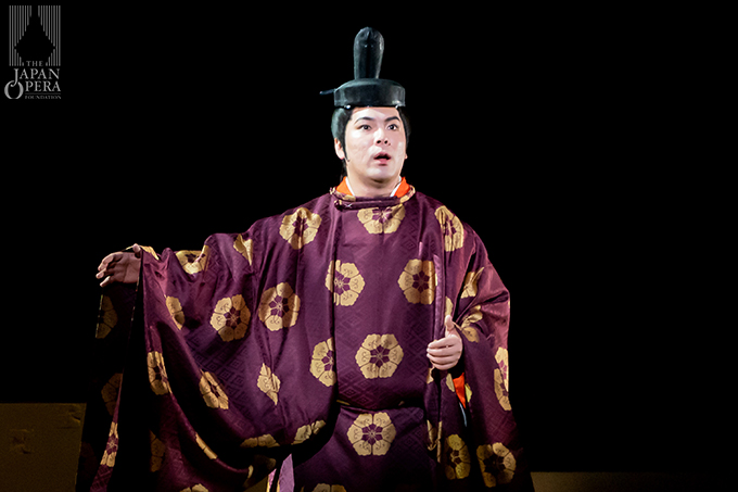 日本オペラ協会公演「源氏物語」朱雀帝役