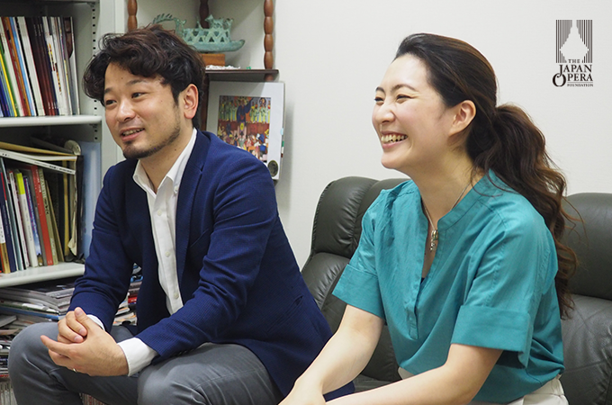 小堀勇介・中井奈穂氏